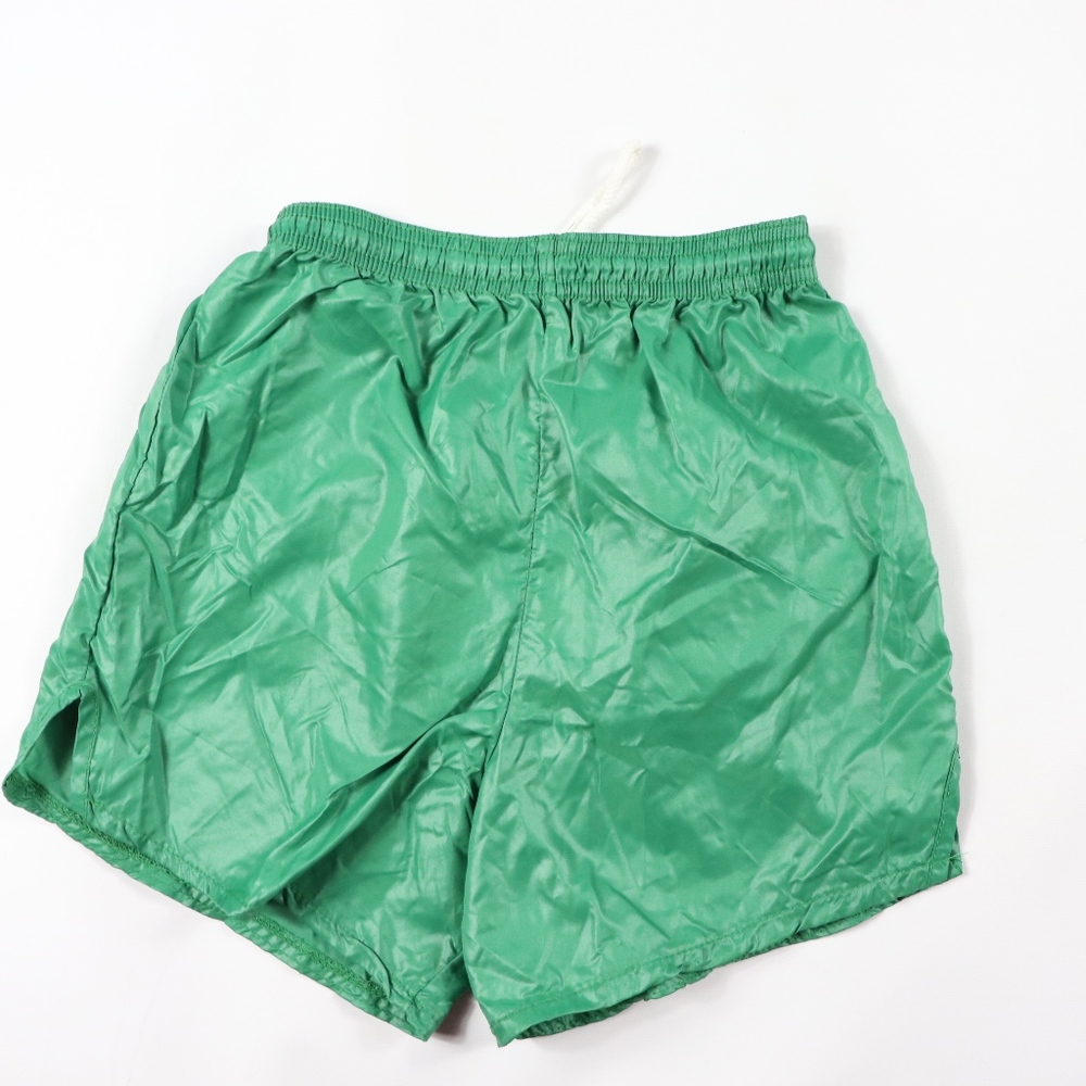90s New Score Youth Soccer Shorts Nylon Green